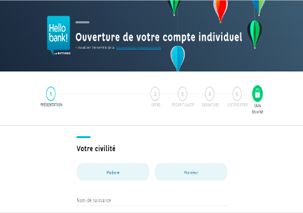 Application Hellobank